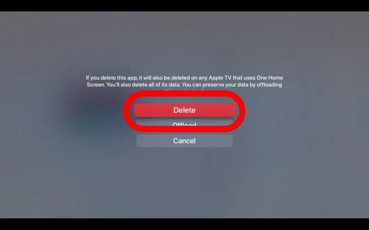 Confirm the deletion