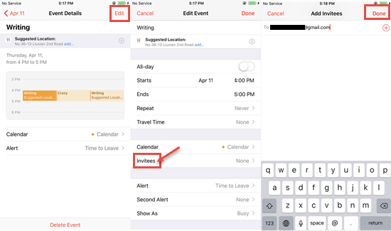 How to Share a Calendar Event on iPhone