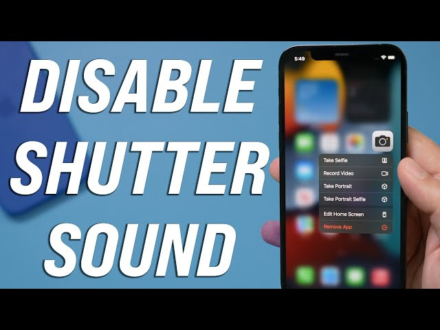 How to Turn Off Camera Sound on iPhone