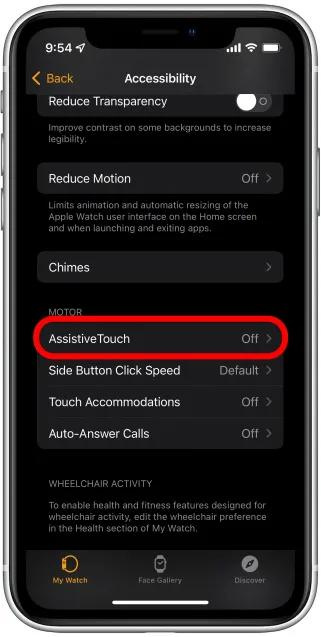 Select AssistiveTouch.