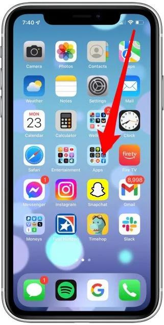 Swipe down from the top left corner of your screen