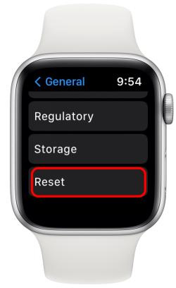 Tap on Reset.