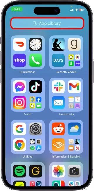 The apps that were in the folder will be relocated to your App Library