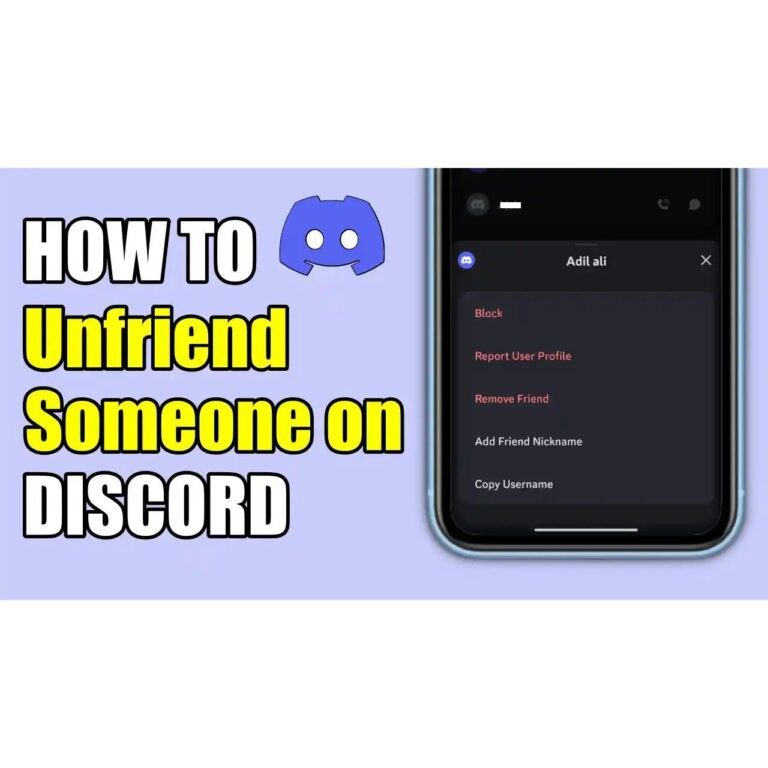 How to Unfriend or Block Someone on Discord