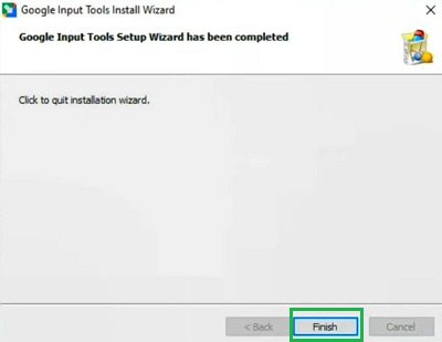 Follow the prompts to complete the installation process. Click Finish to finalize the installation