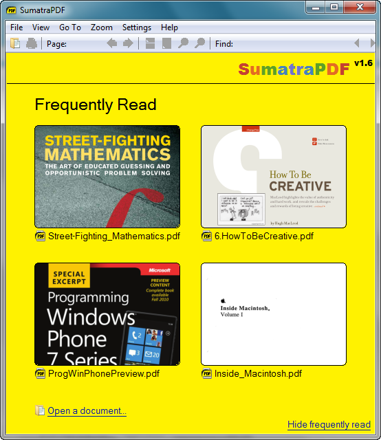 Sumatra PDF Reader