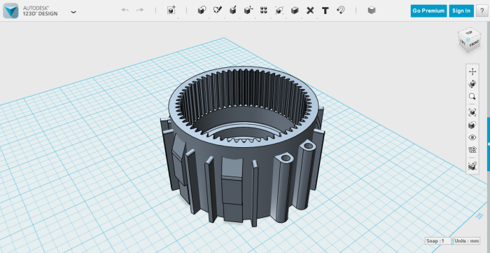 Autodesk 123D Design-screenshot