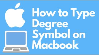 How to Type ° Degree Symbol in macOS