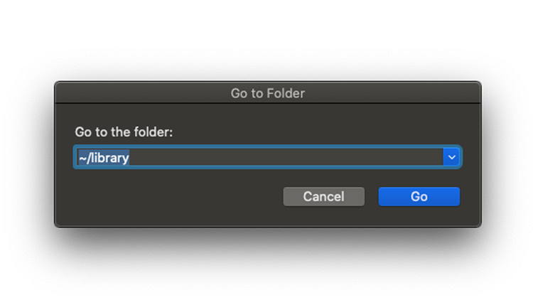 Type ~Library and press Enter