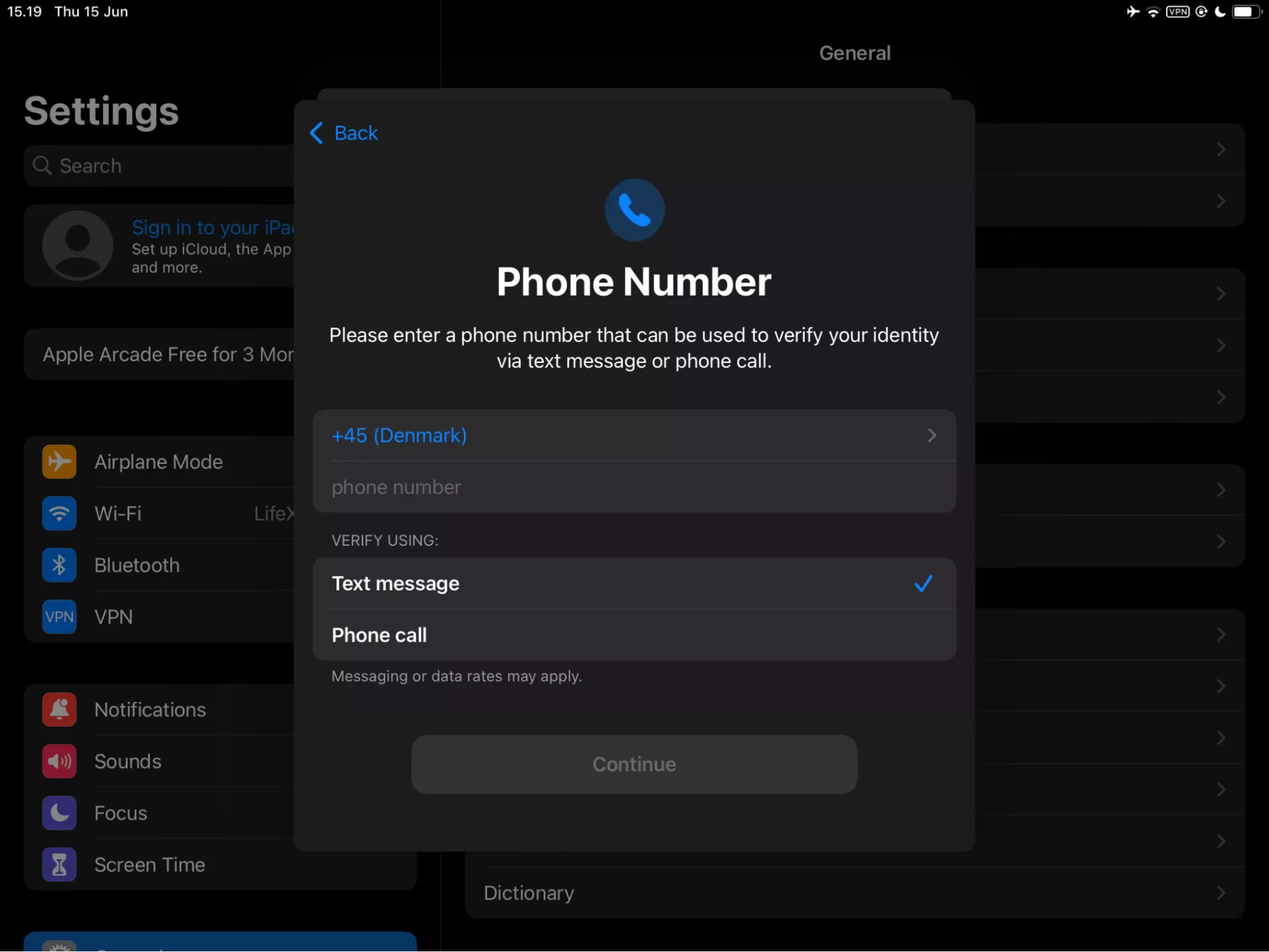 Type your phone number