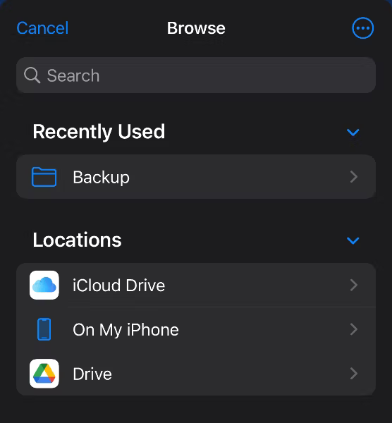 You can also save the voicemail directly to a cloud storage service like iCloud