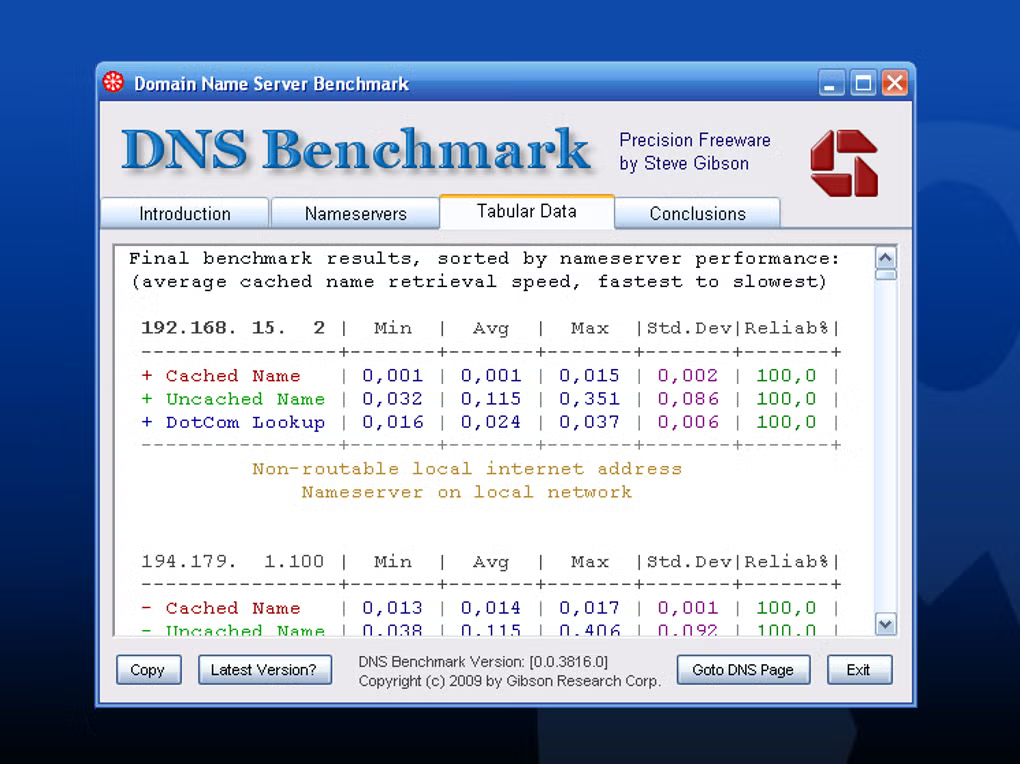 DNS Benchmark-1