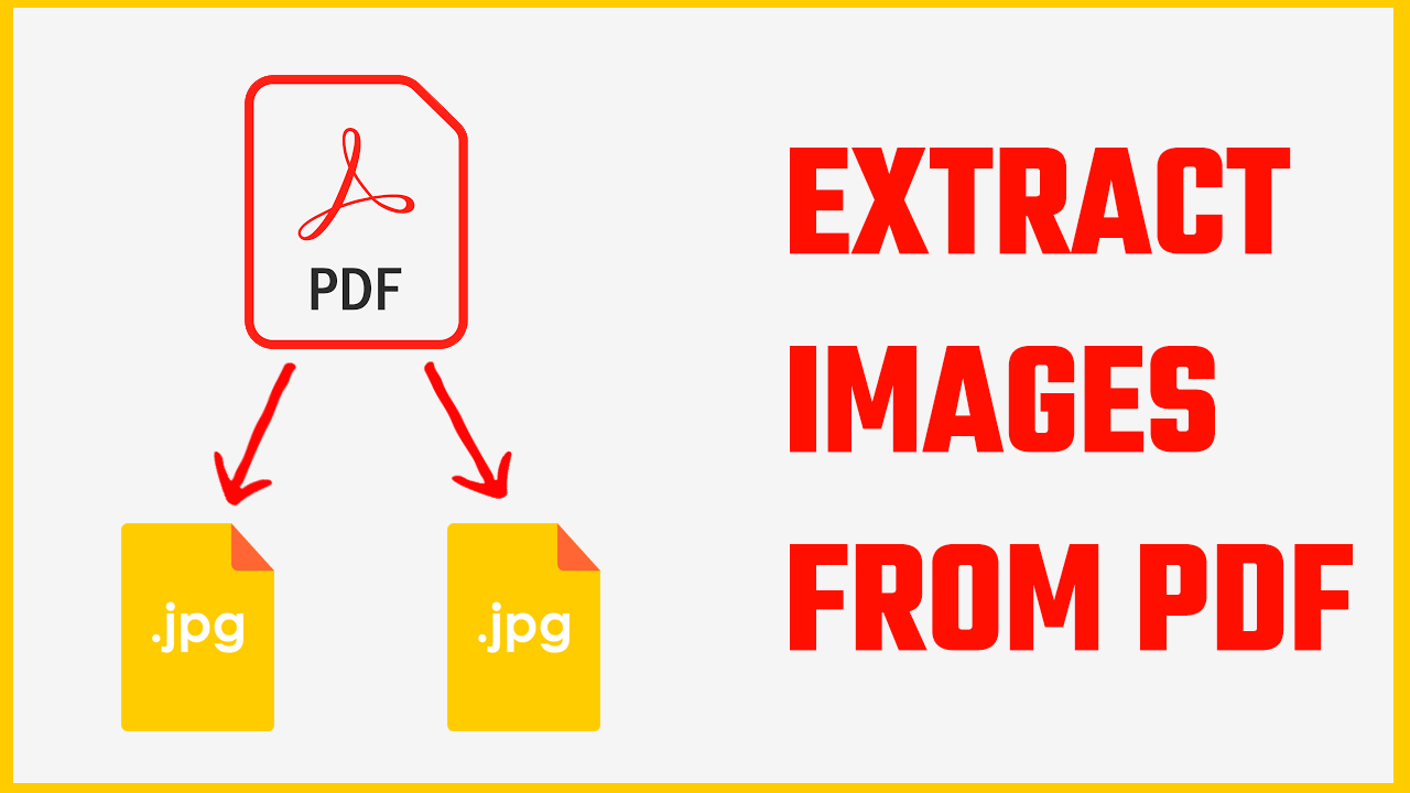 how to extract images from a pdf