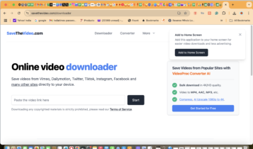 savethevideo.com website for youtube shorts and other video downloading online