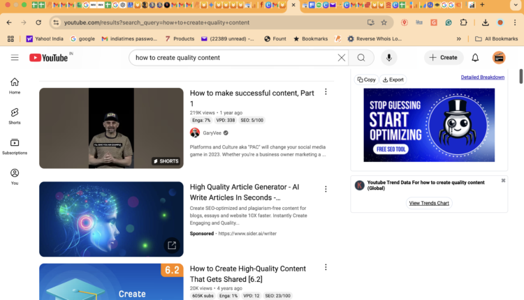 Optimizing YouTube videos for search with keyword research.